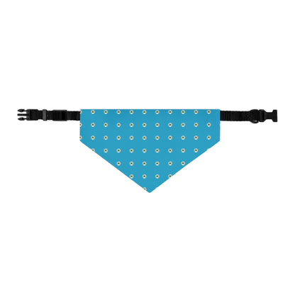 Blue Happy Dog Lucky Dog Pet Bandana Collar