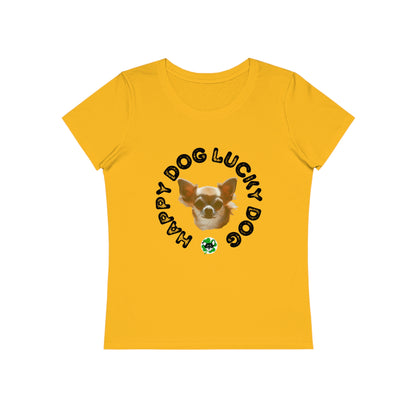 Long Haired Chihuhua Puppy Organic cotton T-Shirt