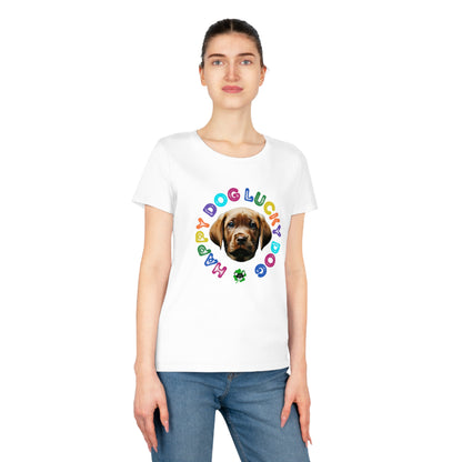 Chocolate Labrador Puppy Organic cotton T-Shirt