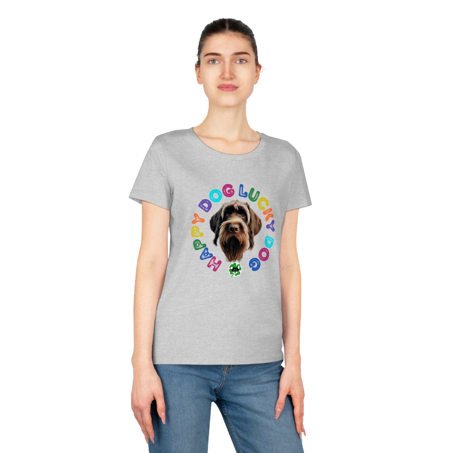 German Wired Haired Pointer Puppy Organic cotton T-Shirt