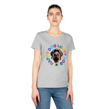 German Wired Haired Pointer Puppy Organic cotton T-Shirt