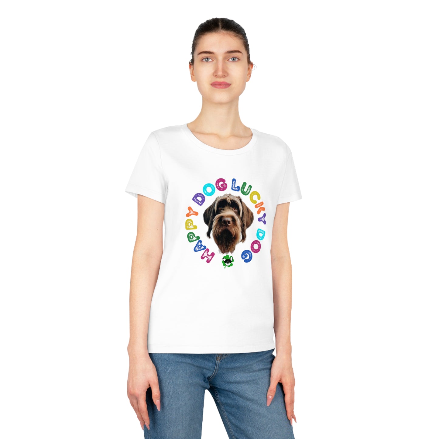 German Wired Haired Pointer Puppy Organic cotton T-Shirt