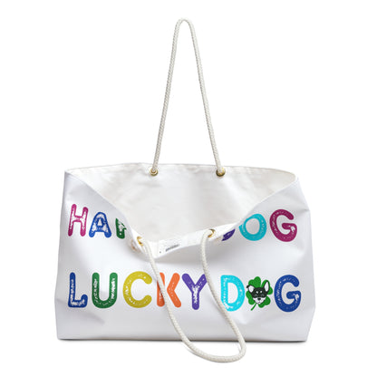 Happy Dog Lucky Dog Weekender Bag