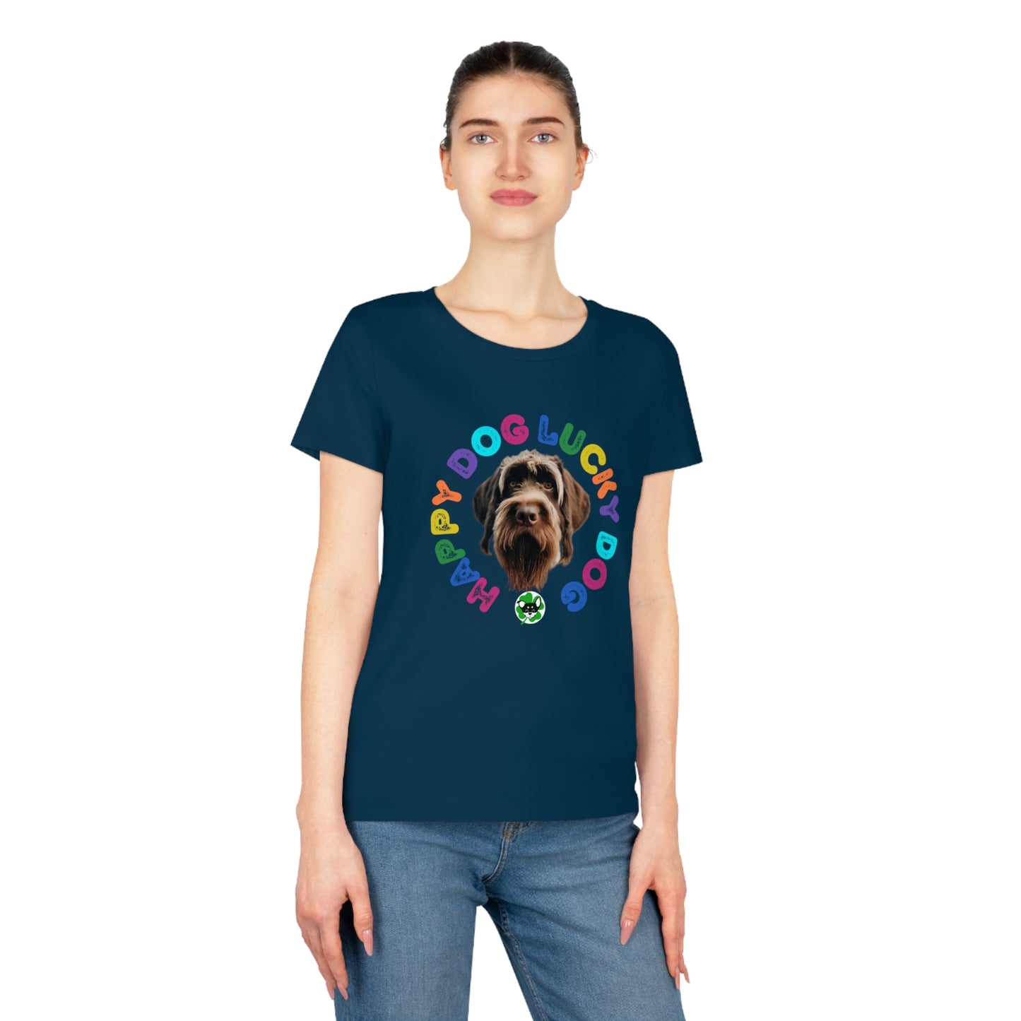 German Wired Haired Pointer Puppy Organic cotton T-Shirt