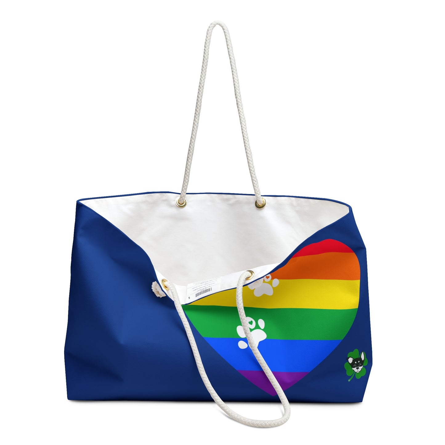 Paws rainbow Weekender Bag