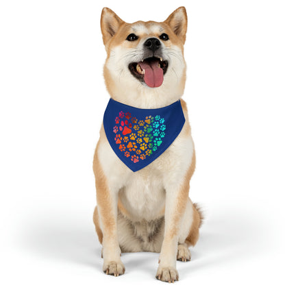 Rainbow Bandana Collar