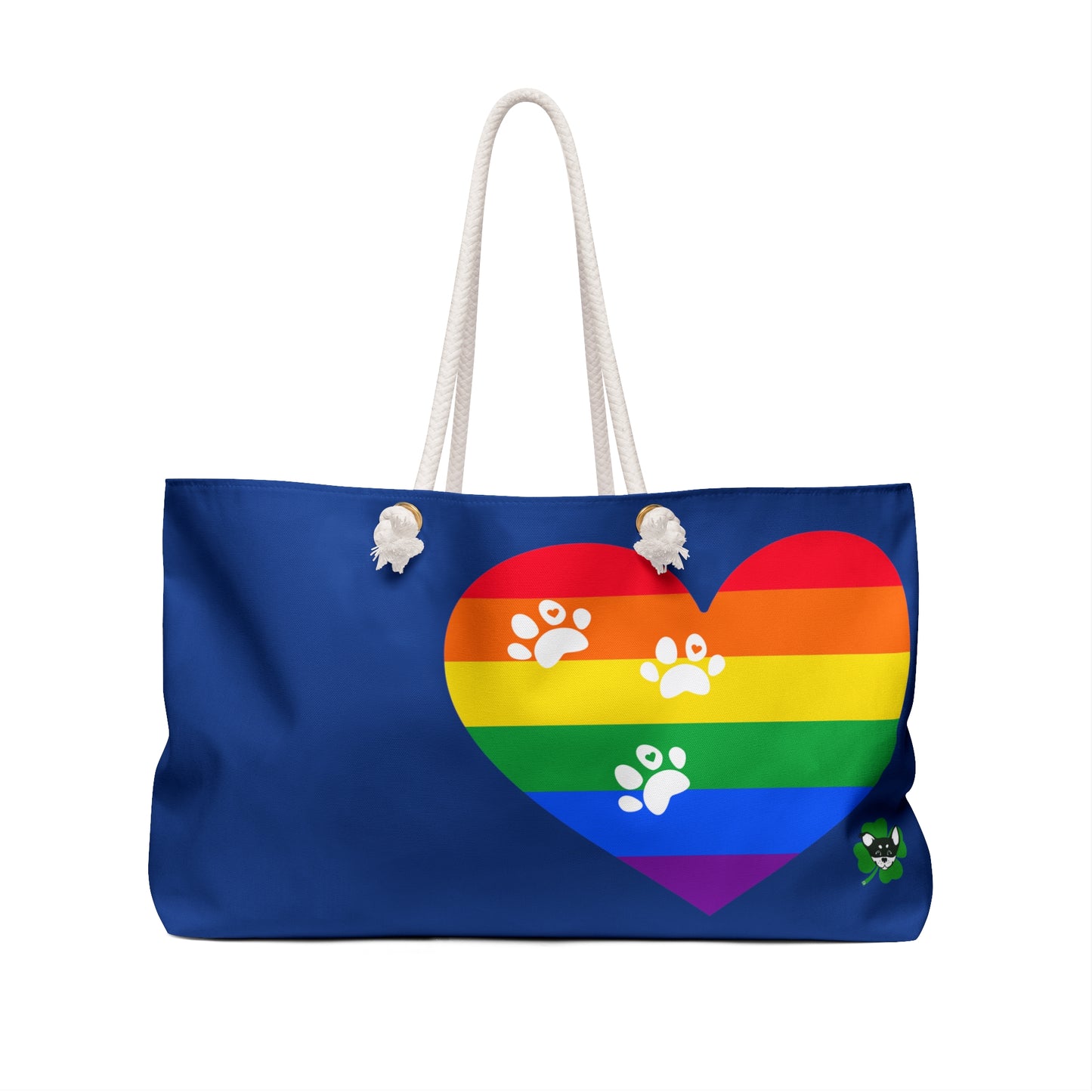 Paws rainbow Weekender Bag