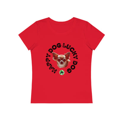 Long Haired Chihuhua Puppy Organic cotton T-Shirt