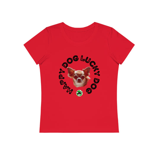 Long Haired Chihuhua Puppy Organic cotton T-Shirt