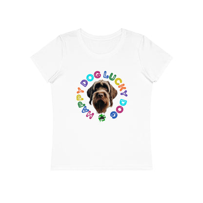 German Wired Haired Pointer Puppy Organic cotton T-Shirt