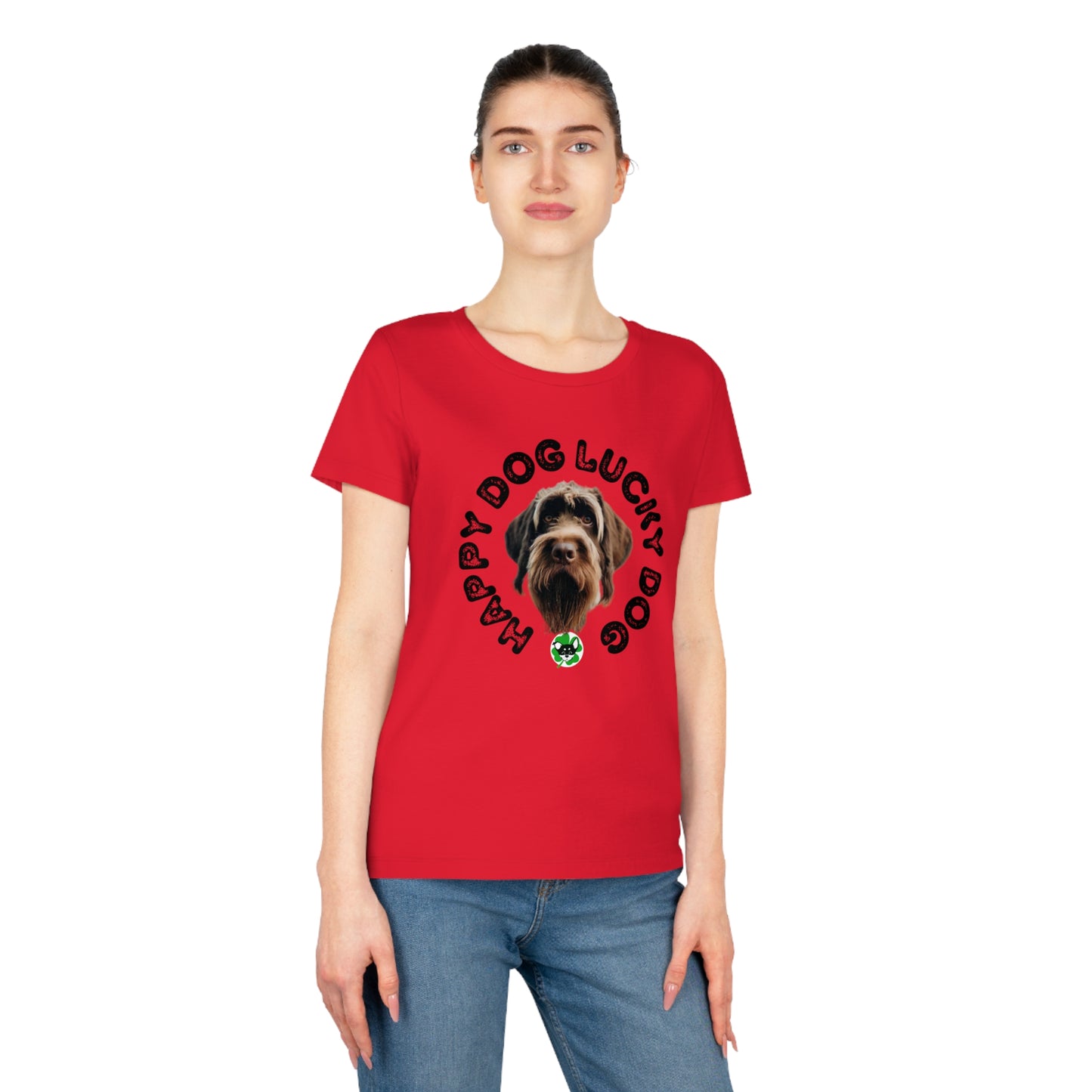 German Wired Haired Pointer Puppy Organic cotton T-Shirt