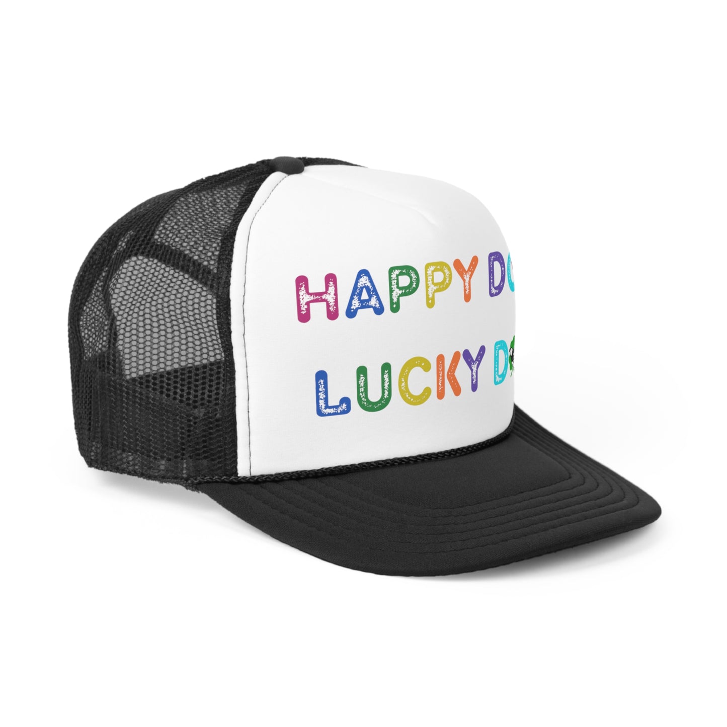 Trucker Caps Happy Dog Lucky Dog