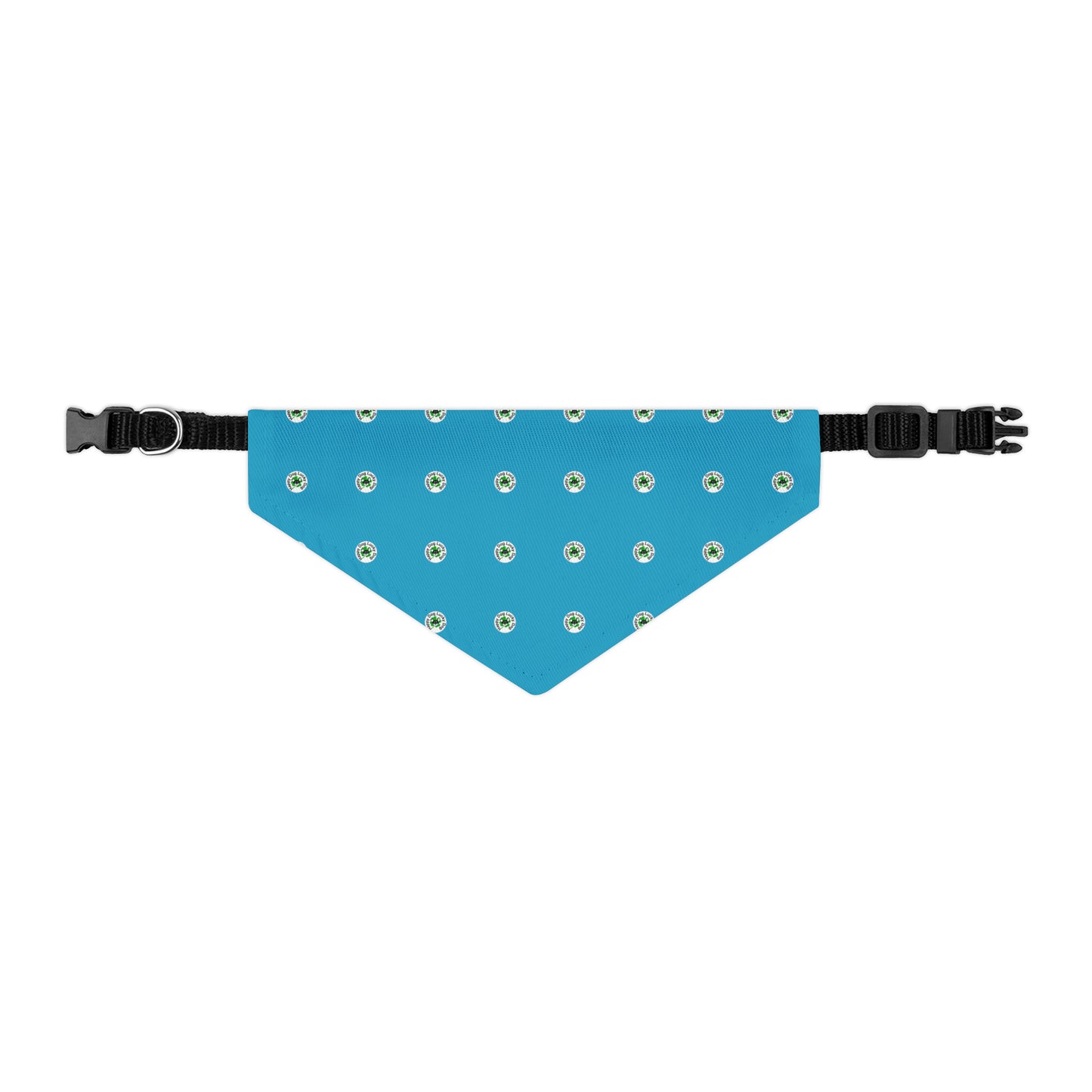 Blue Happy Dog Lucky Dog Pet Bandana Collar