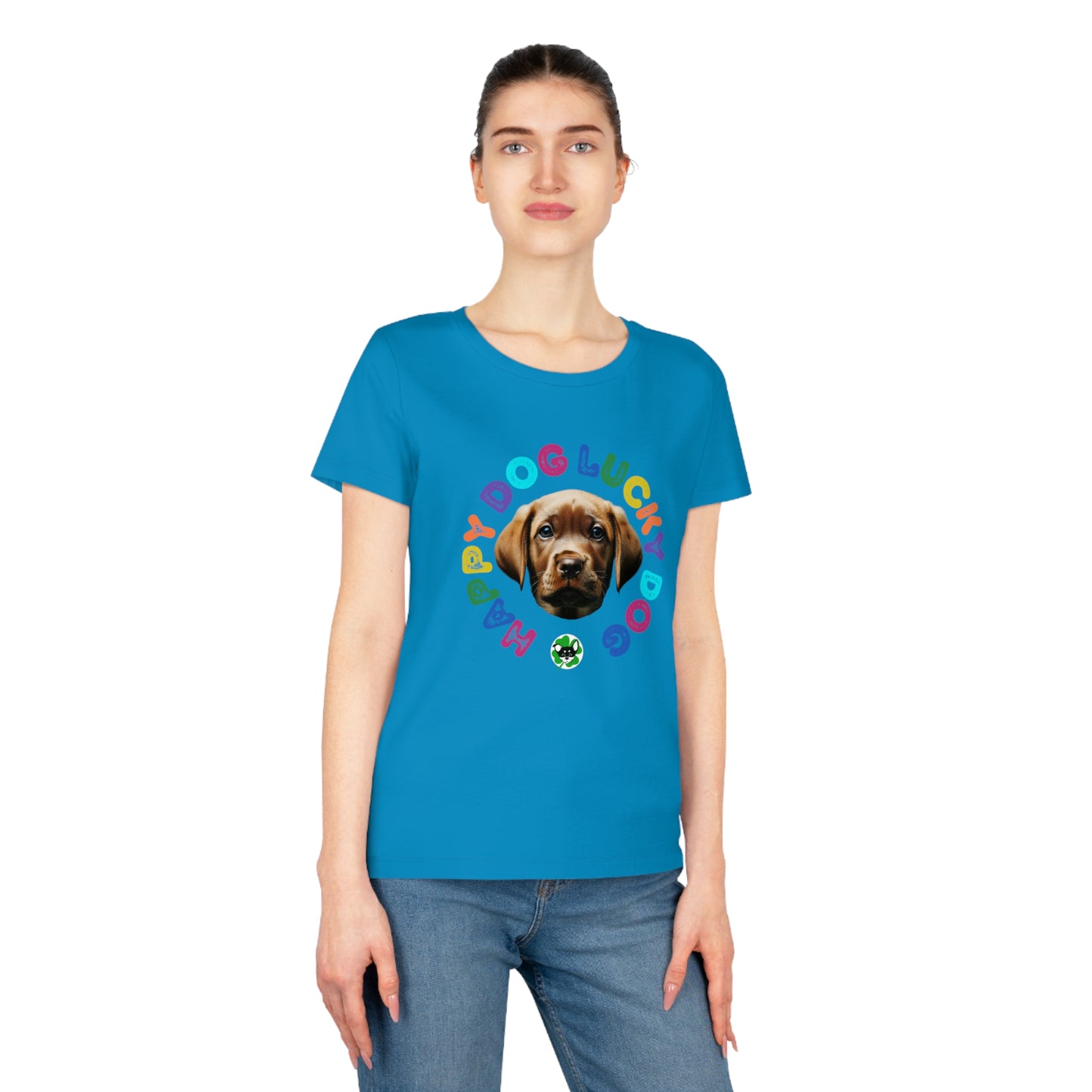 Chocolate Labrador Puppy Organic cotton T-Shirt