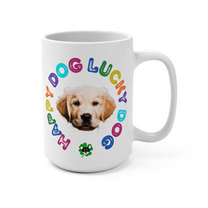 Golden Retriever Puppy Happy Dog Lucky Dog Mug 15oz