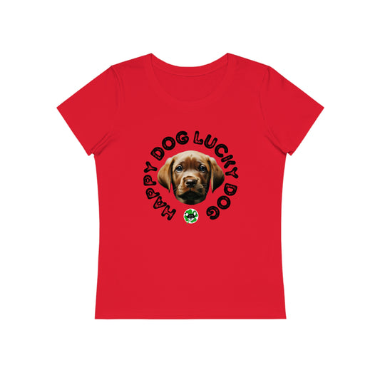 Chocolate Labrador Puppy Organic cotton T-Shirt