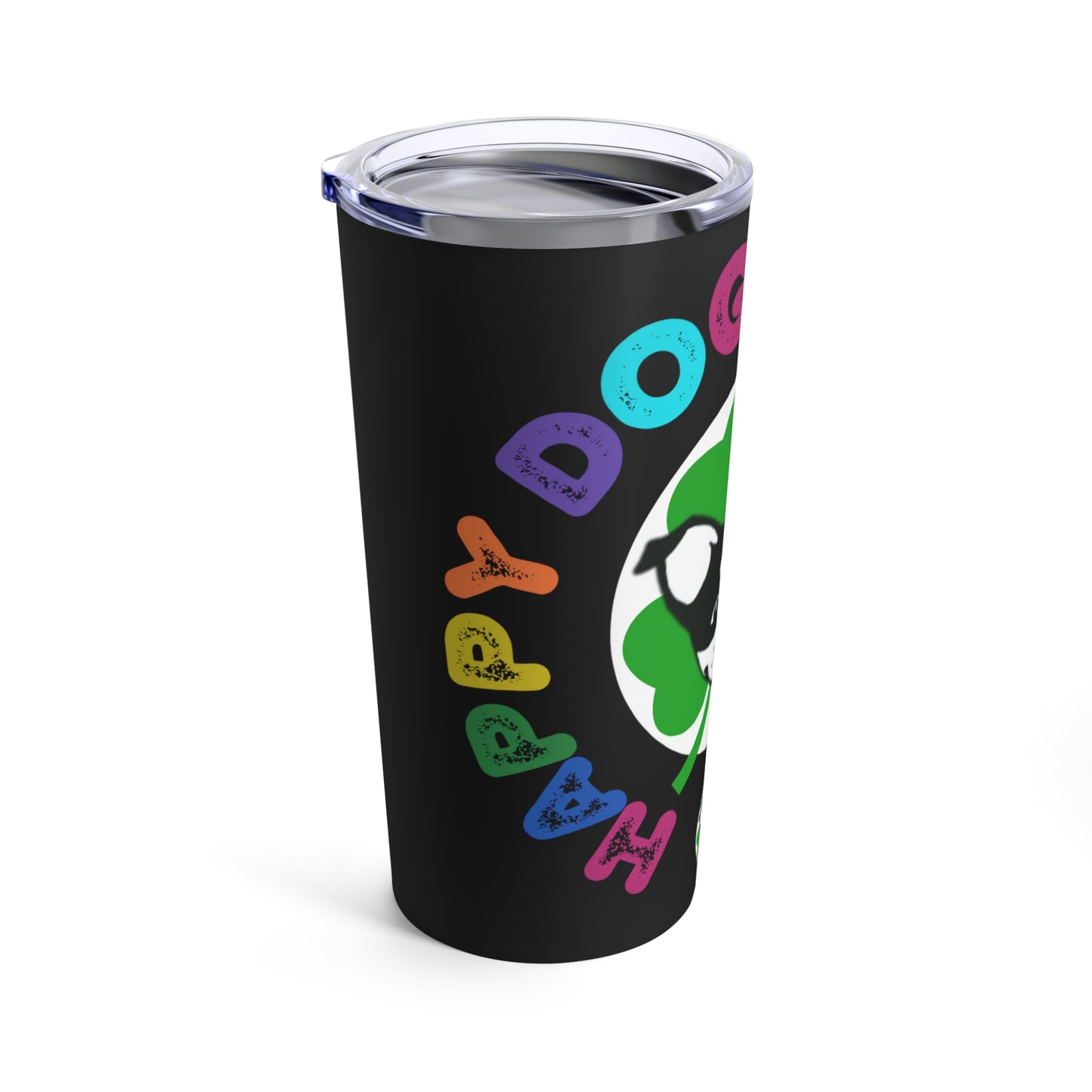 Multicolor Happy Dog Lucky Dog Tumbler 20oz