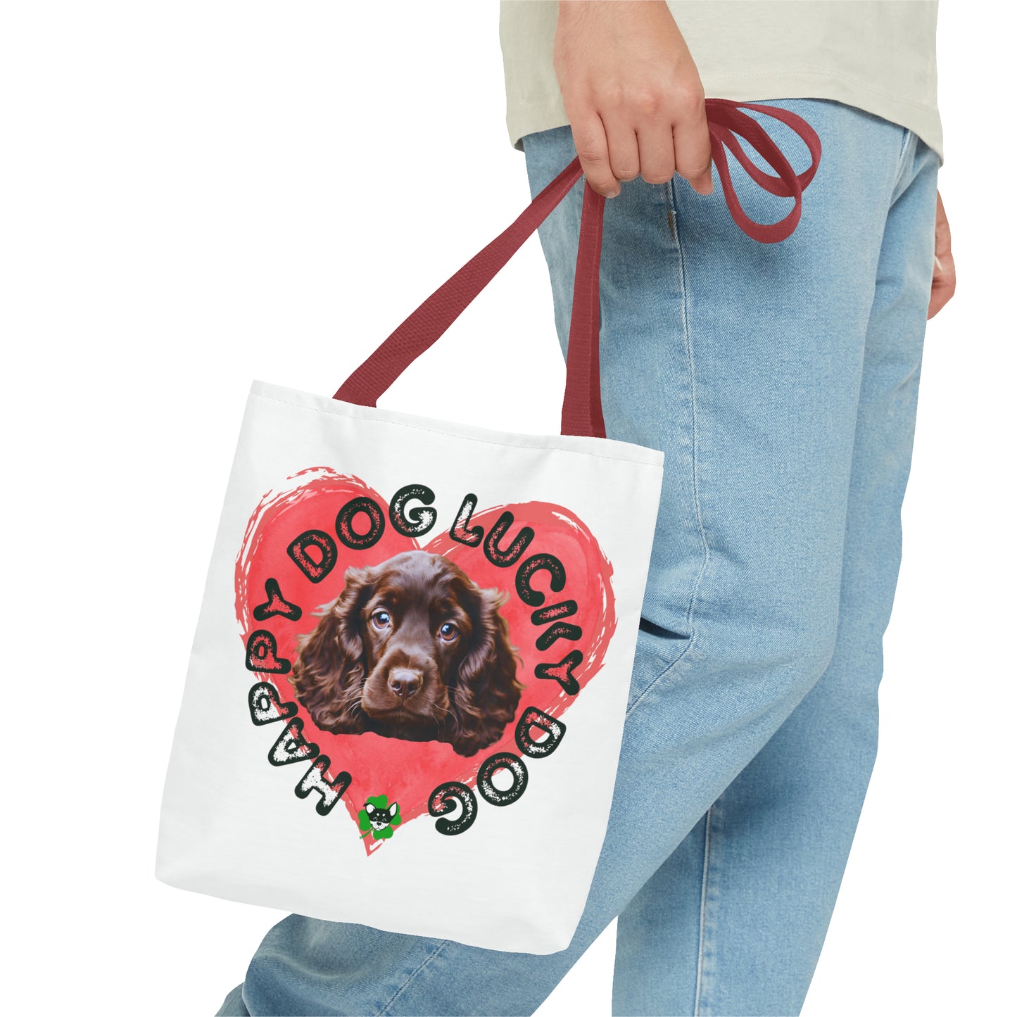 Chocolate cocker spaniel Tote Bag