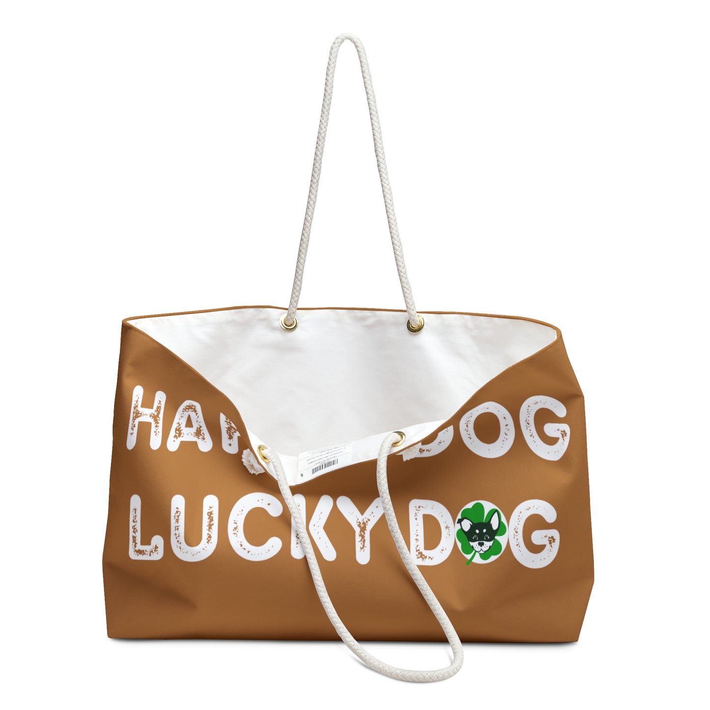 Happy Dog Lucky Dog Weekender Bag