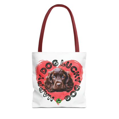 Chocolate cocker spaniel Tote Bag