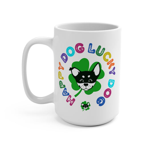 Happy Dog Lucky Dog Mug 15oz