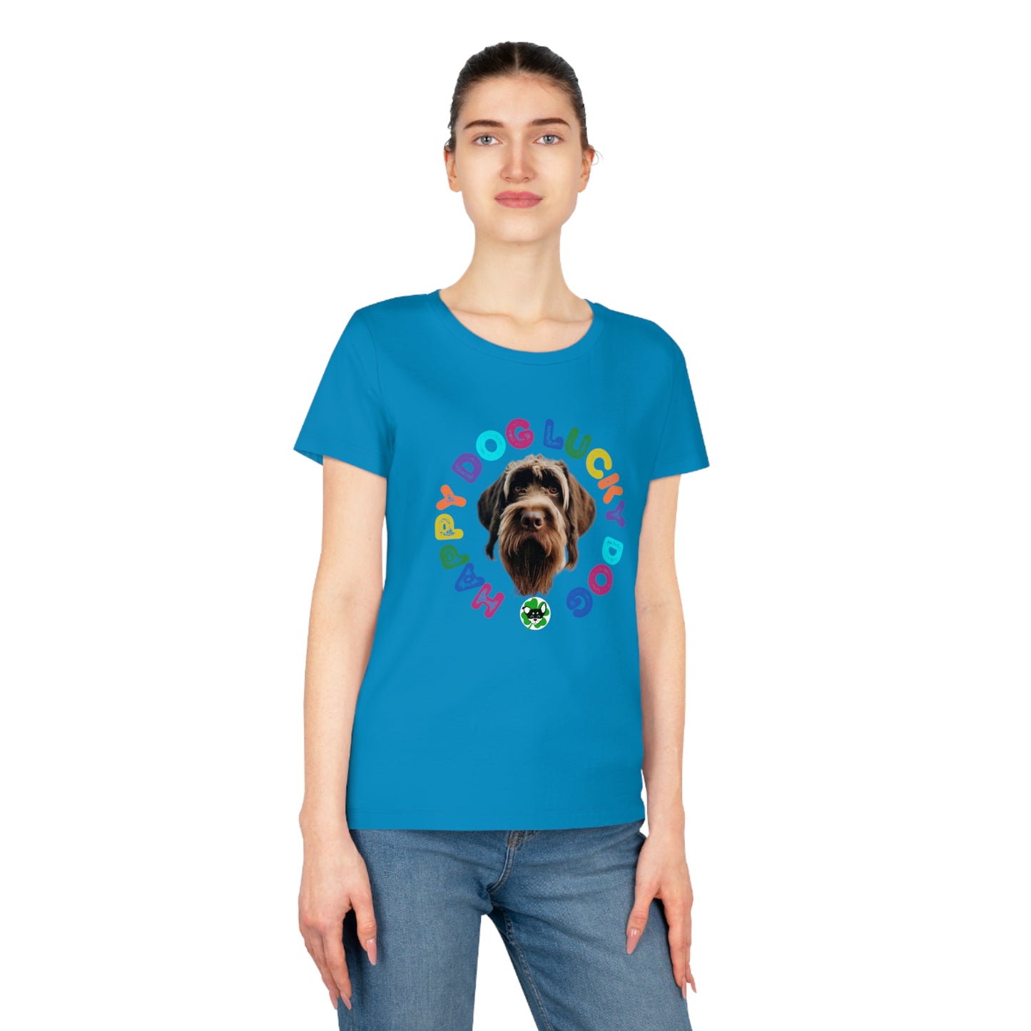 German Wired Haired Pointer Puppy Organic cotton T-Shirt