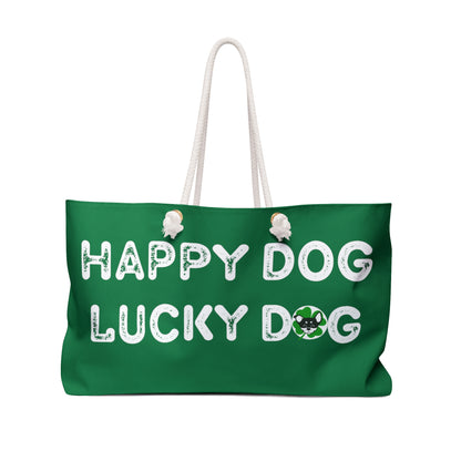 Happy Dog Lucky Dog Weekender Bag