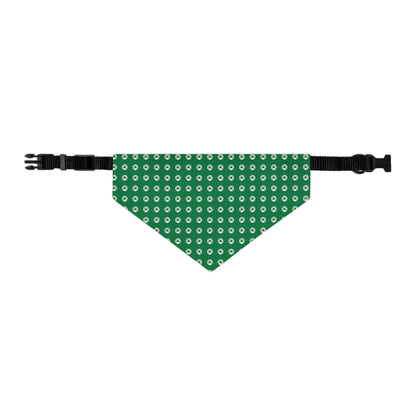 Green Happy Dog Lucky Dog Pet Bandana Collar