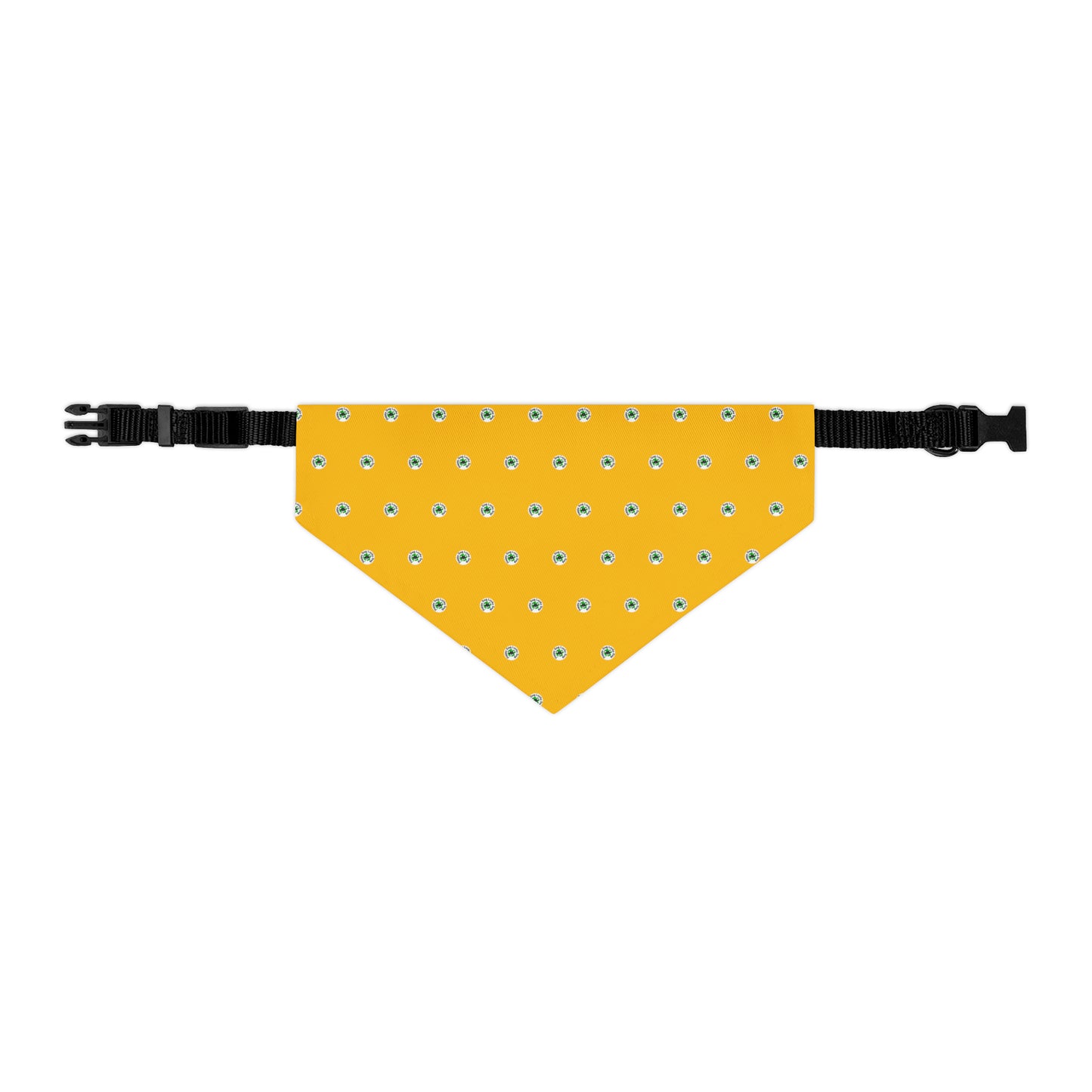 Yellow Happy Dog Lucky Dog Pet Bandana Collar