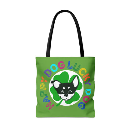 Happy Dog Lucky Dog Tote Bag