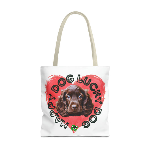 Chocolate cocker spaniel Tote Bag