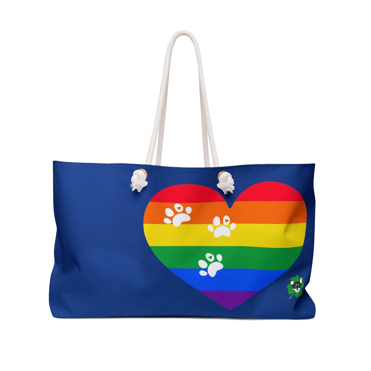 Paws rainbow Weekender Bag