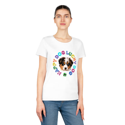 Australian Sheppard Puppy Organic cotton T-Shirt