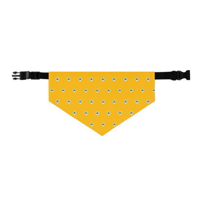 Yellow Happy Dog Lucky Dog Pet Bandana Collar