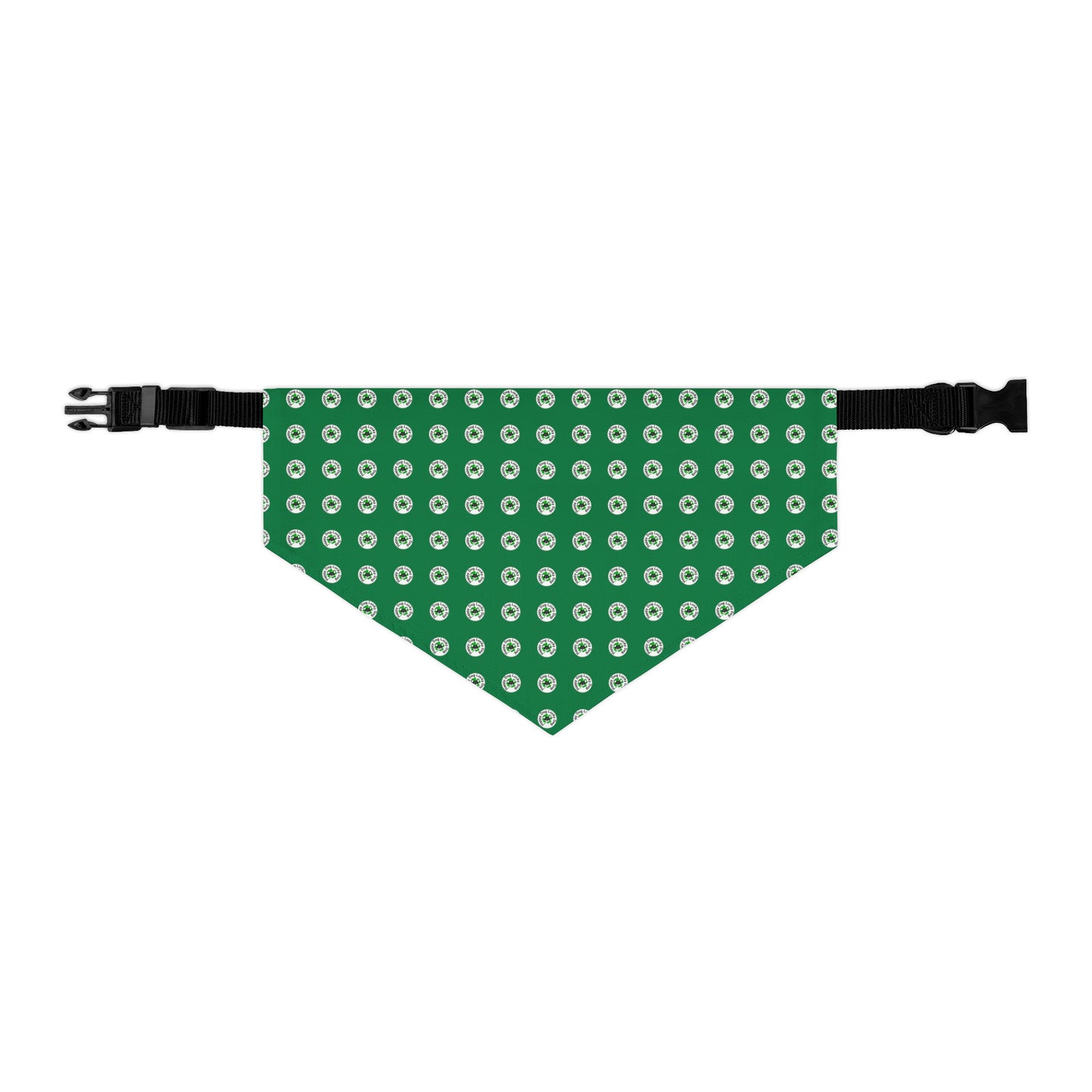 Green Happy Dog Lucky Dog Pet Bandana Collar