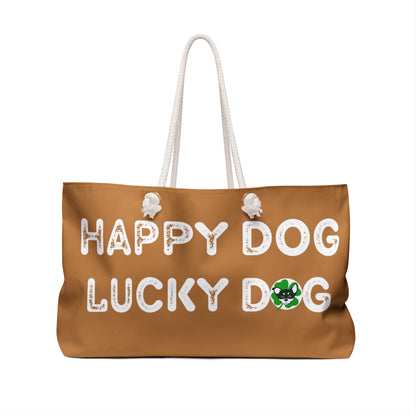 Happy Dog Lucky Dog Weekender Bag