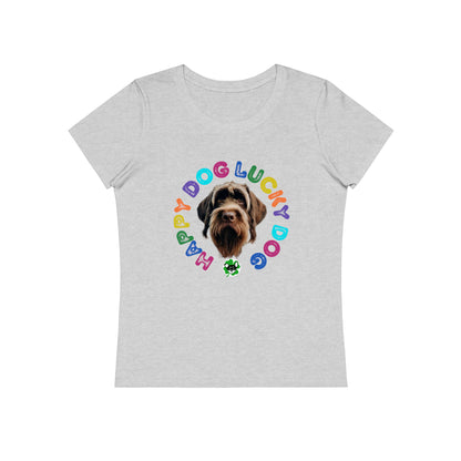 German Wired Haired Pointer Puppy Organic cotton T-Shirt