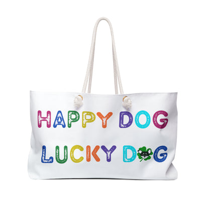 Happy Dog Lucky Dog Weekender Bag