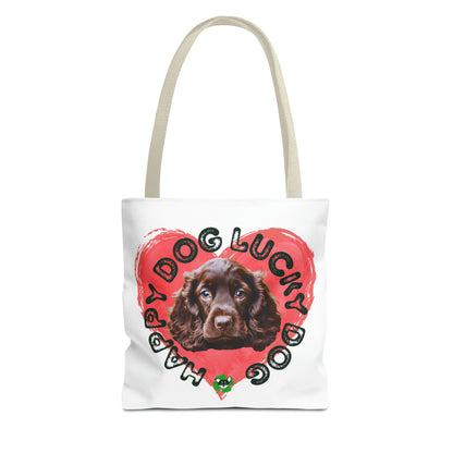 Chocolate cocker spaniel Tote Bag