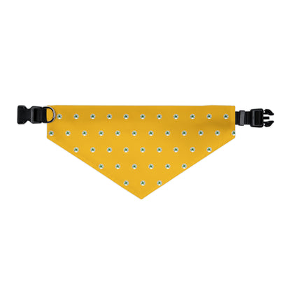 Yellow Happy Dog Lucky Dog Pet Bandana Collar