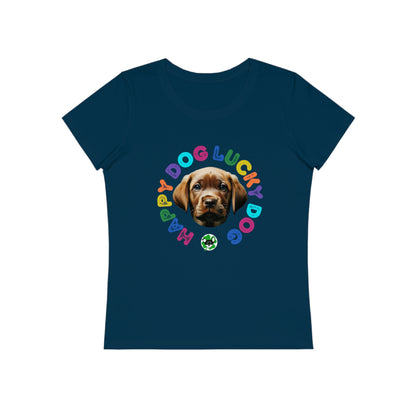 Chocolate Labrador Puppy Organic cotton T-Shirt